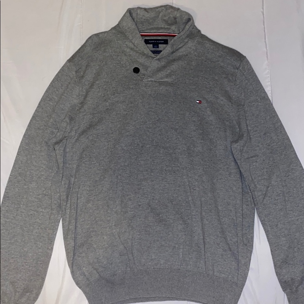 🌟 Host Pick 🌟 Tommy Hilfiger Grey Casual Sweater